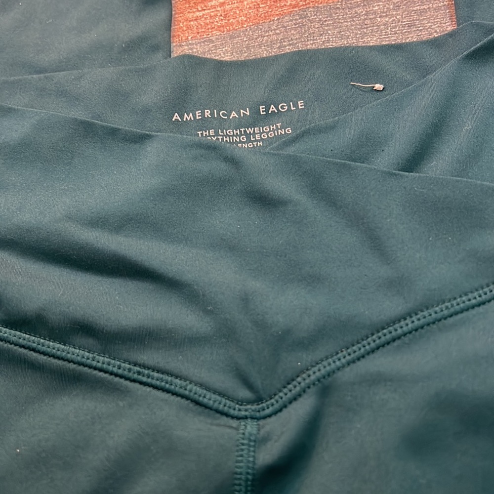 American Eagle Outfitters Teal Leggings - Picture 5 of 7